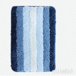 Tapis de Cuisine Tapis de Bain Gradient Stripe Microfiber Bath tapis Absorbant anti-dérapant bain Pad Tapis Tapis-Bleu - B07MLWG8JN